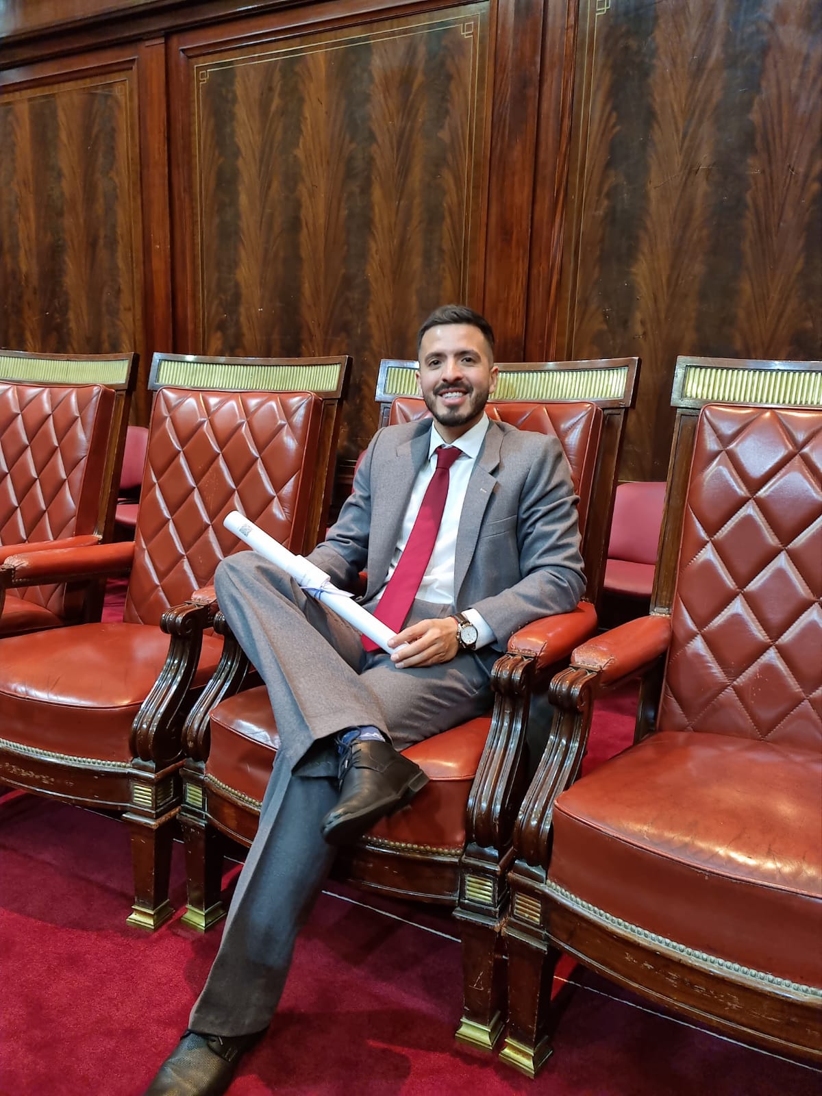 Maximiliano Bareiro, abogado previsional y docente en ejercicio